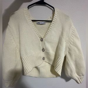 ZARA Cropped Cardigan